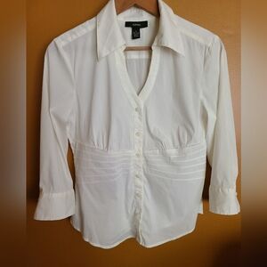 Alfani White Blouse Elegant and Versatile